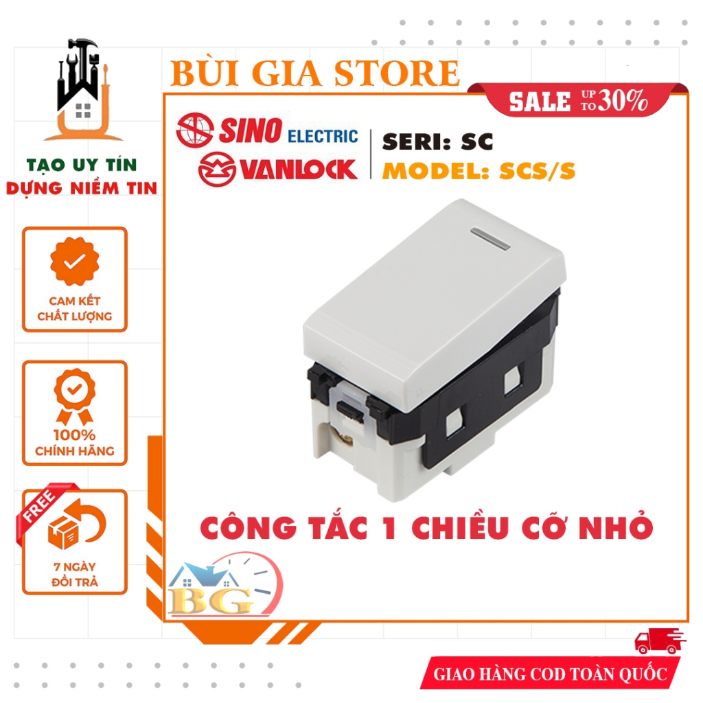 Công tắc 1 chiều cỡ nhỏ SCS/S (Sino SC - S18C - S18CS)