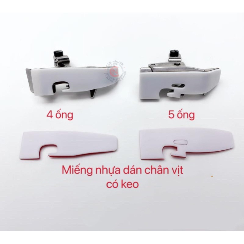 Nhựa Dán Đế Chân Vịt Máy Vắt Sổ Có Keo Sẵn