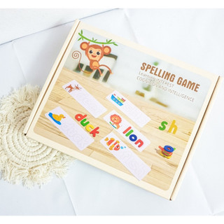 Bộ Thẻ Học Thông Minh Ghép Chữ Cái Tiếng Anh, 52 thẻ ghép chữ  Spelling Game