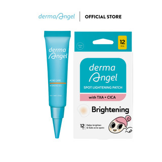 Combo Chăm Da Mụn Derma Angel Acne Gel + Spot Lightening Patch 12
