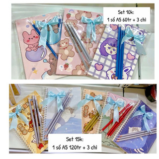 Set quà 4 món tặng học sinh 5k/1set