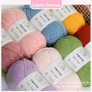 Len Yaoh Wool trơn đan khăn , áo