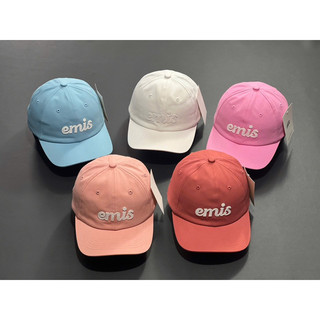 Mũ lưỡi trai emis logo tag mac đầy đủ hồng cam carot