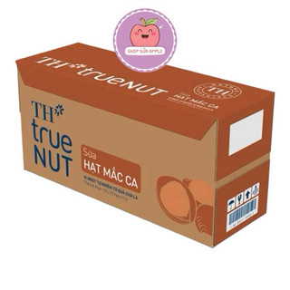Thùng 12 hộp sữa hạt Th true nut 1L (Óc chó, Hạnh nhân, Macca)