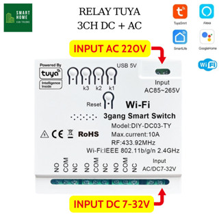 Công Tắc WIFI DC 12V 24V Điều Khiển Qua WIFI 4G 5G Bật Tắt Thiết Bị Điện Hẹn Giờ Tự Động Qua Điện Thoại.
