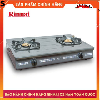 Bếp gas rinnai rv-365g-mặt men-2 lò nấu,bếp bền,đẹp,tiết kệm gas-hàng chính hãng-bảo hành 24 tháng