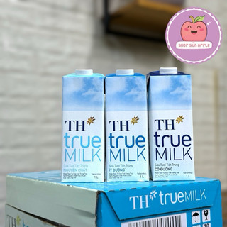  Hộp Sữa tươi tiệt trùng TH TRUE MILK Nguyên Chất   Ít Đường   Có Đường 1 Lít 