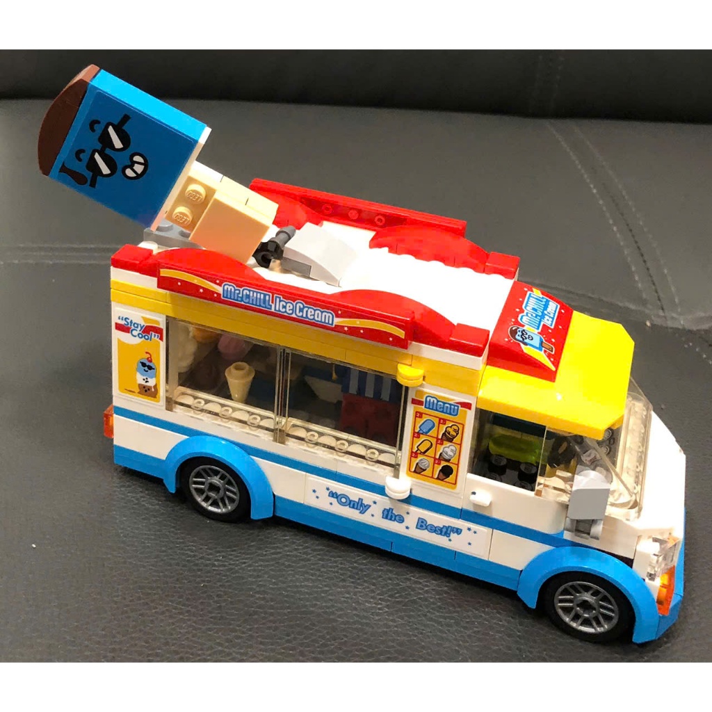 Lego City - Xe bán kem - Lego theme City (y hình chụp) (trong set 60253 - Ice Cream Truck)