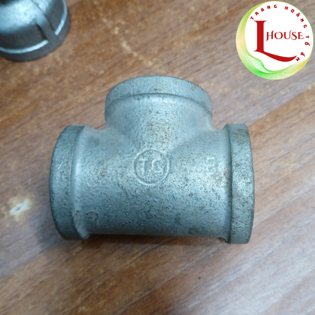 Phụ Kiện Ống Thép Mạ Kẽm DN40(48-1x1/2'), Cút, Chếch, Măng Sông, Tê, Kép, Côn DN40 L-House Shop