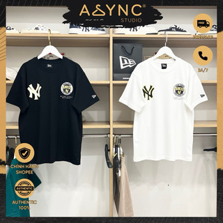 (Auth) Áo Thun New Era x MLB NY New York Major League Màu Đen Trắng | CODE: 13556978 - 13556979 - Async Studio