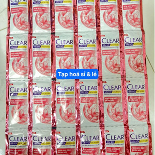 dây Dầu gội sạch gàu Clear Hoa anh đào 6g ( 10gói )