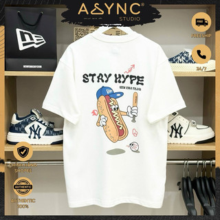(Auth) Áo Thun New Era Food Cartoon Stay Hype Màu Trắng CODE: 14187339 - Async Studio