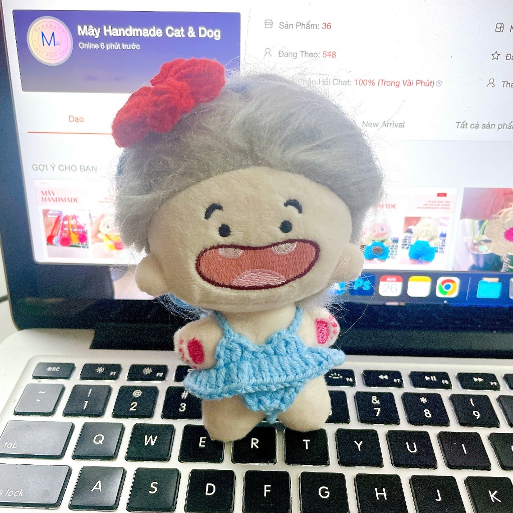 OUTFIT Doll 10cm, Set bikini + bờm tóc Doll 10cm( Đổi màu inbox shop)