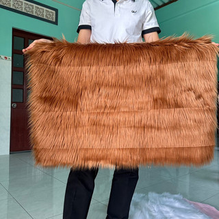 Thảm lông trải bàn trang điểm - Thảm lông trang trí 1m6x1m