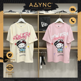 (Auth) Áo Thun New Era Hello Kitty Màu Kem Hồng | CODE: 13718802 - 13718803 - Async Studio