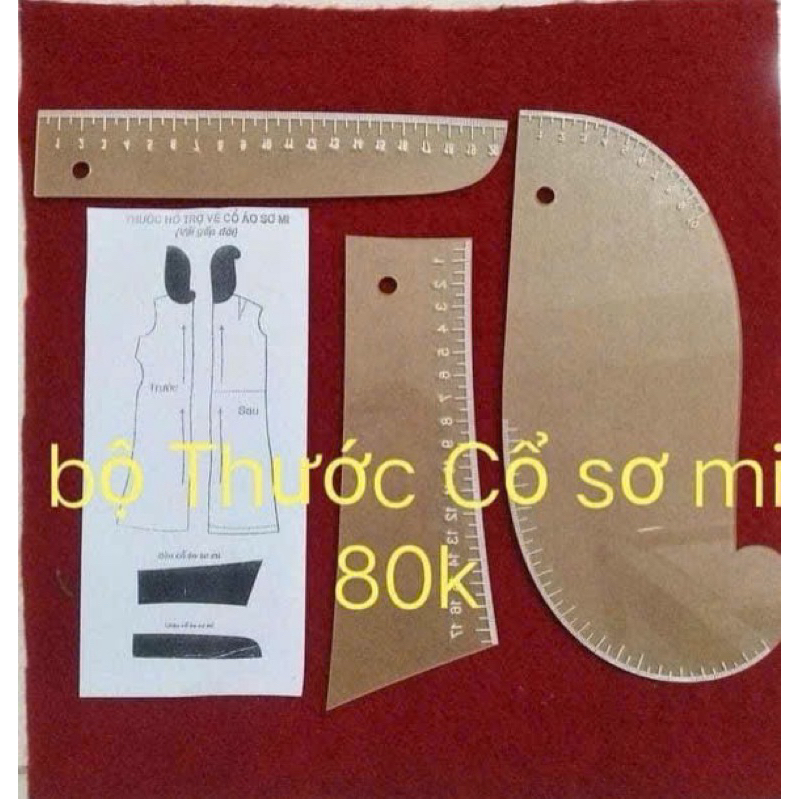Bộ Thước Cổ Áo Sơ Mi