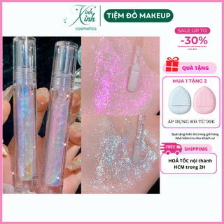  Nhũ bắt sáng highlight XiXi  MẪU MỚI  dạng lỏng siêu lung linh màu lâu trôi không bị rớt nhũ 