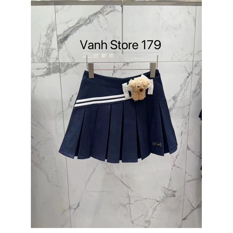 Chân váy thuỷ thủ kèm gấu nhỏ 13dmz