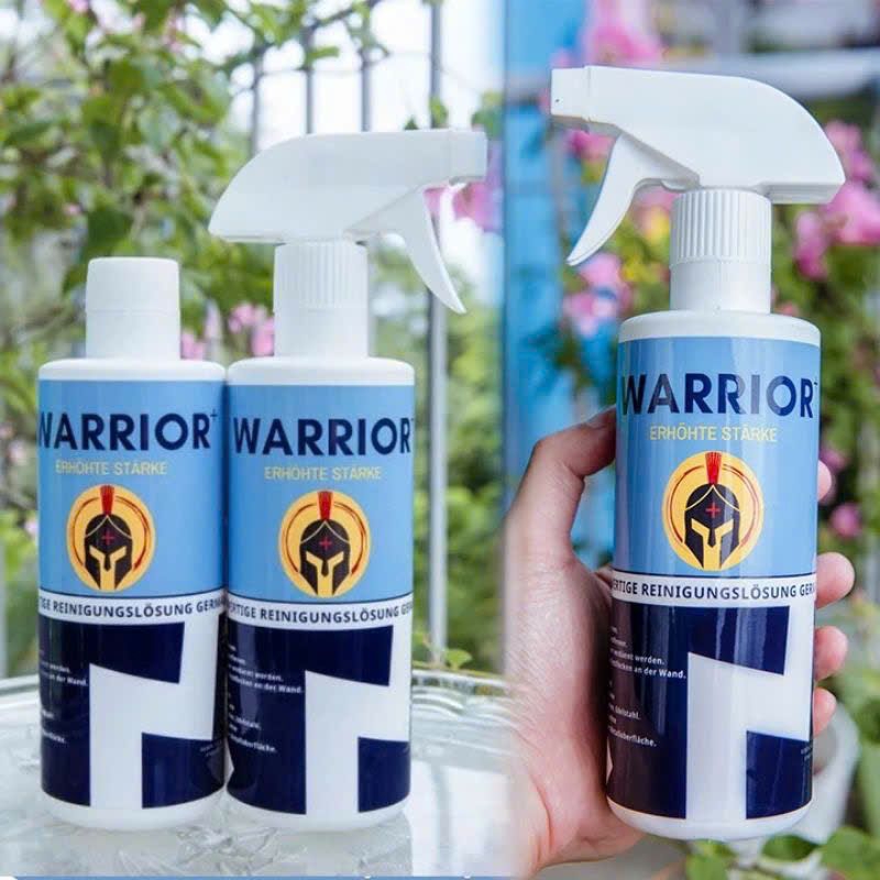 Chai Xịt Tẩy Rửa Đa Năng Warrior 500ml Công Nghệ Đức - Vệ Sinh Dầu Mỡ, Cặn Canxi Lâu Năm Nhà Bếp, Phòng Tắm Tặng Vòi Xịt