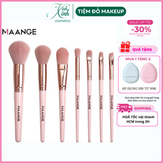 [CHÍNH HÃNG] BỘ CỌ TRANG ĐIỂM CÁ NHÂN 7 CÂY CAO CẤP  MAANGE - cọ trang điểm
