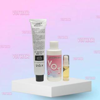 Kem Nâng Tone Nền Tóc Hoạt Chất Collagen Phục Hồi Tóc VOT COLOR
