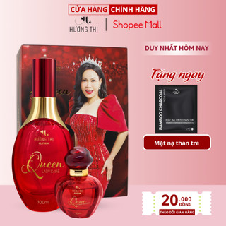  Nước Hoa Vùng Kín Queen Hương Thị 20ML Tặng Kèm Dung Dịch Vệ Sinh Hương Thị 100ML 