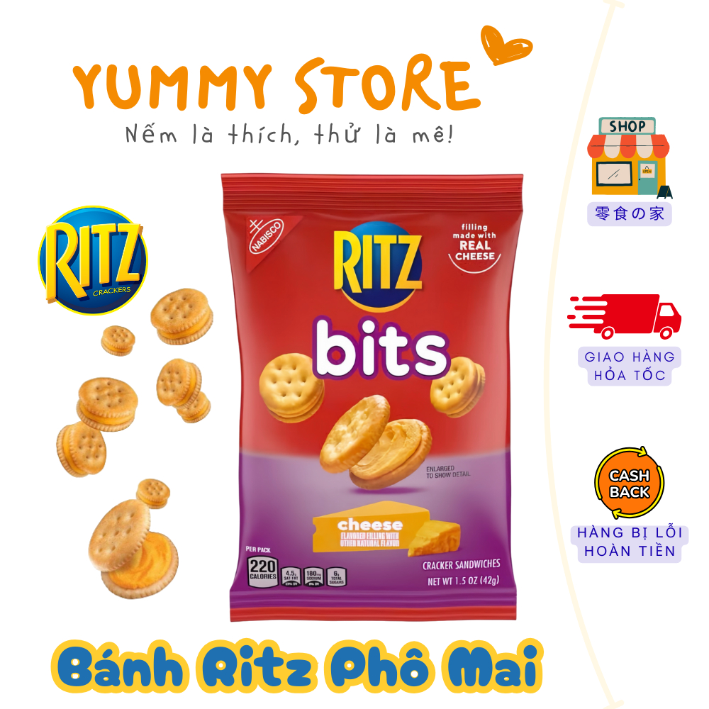 🐝 Bánh Ritz Bits Phô Mai - Mỹ