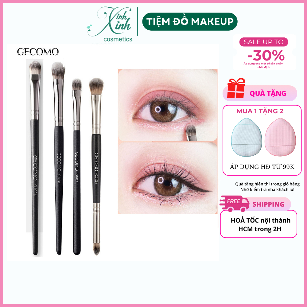 [lOẠI TỐT] Cọ tán phấn mắt GECOMO cọ nhỏ lông cọ mịn tiện dụng cọ đa năng | XINH XINH COSMETICS