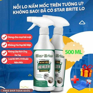 Chai Xịt Tẩy Mốc Tường STAR BRITE 500ml - Làm Sạch Vết Rêu Mốc Lâu Ngày Trên Tường, Sàn Nhà Đá Hoa