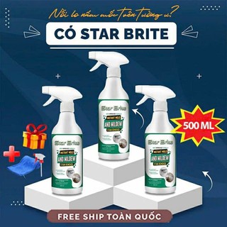 Chai Xịt Tẩy Mốc Tường STAR BRITE 500ml - Làm Sạch Vết Rêu Mốc Lâu Ngày Trên Tường, Sàn Nhà Đá Hoa