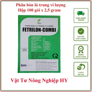 Hộp 100 gói phân bón lá trung vi lượng Fetrilon - Combi ( Gói 2,5gram) Nhập khẩu Đức