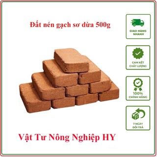Đất nén, viên nén sơ dừa hữu cơ 500gr đạt tiêu chuẩn xuất khẩu