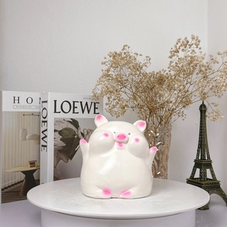Heo đất tiết kiệm Heo má bánh bao Xin Chào, Hello size NHỎ cute quà tặng, decor -  HĐ47
