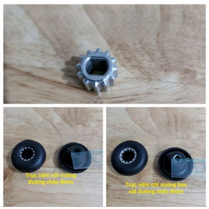 Socket máy xay sinh tố công nghiệp JTC Omniblend V TM JTC 800A cốt vuông đường chéo 8mm