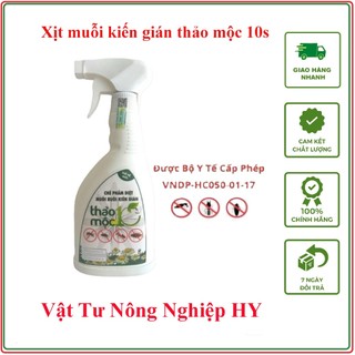 Xịt thảo mộc 10s diệt muỗi, kiến gián, Thảo mộc sinh học