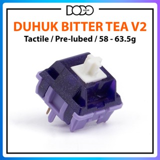 Switch Duhuk Bitter Tea V2 Purple Tea 5 PIN Tactile công tắc bàn phím Switch Duhuk Bitter Tea V2 5 pin DoDo Gear