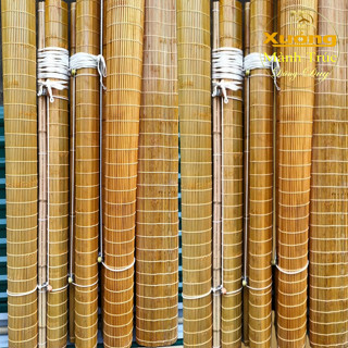 Mành Trúc Cật Vàng Rộng 1,6m Cao 2m/ 3m Mành Che Nắng Ban Công Rèm Trúc Treo Cửa Ngoài Trời Mái Hiên