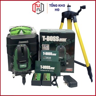 Máy Bắn Cốt 5 Tia Xanh Máy Cân Bằng Laser T-BOSS T233_Bóng Led Siêu Sáng 2 Pin Sạc