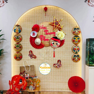 Mành Tăm Trúc 1,2m x 2m/ 3m Phụ Kiện Trang Trí Trung Thu, Phông Nền Chụp Ảnh Cưới Mành Trang Trí Tết