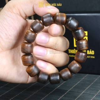 Vòng tay gỗ Bách xanh Mộc Châu chìm nước kiểu Lu Thống 10/12/14mm thơm ngọt đậm nức | Thiên Mộc Bảo