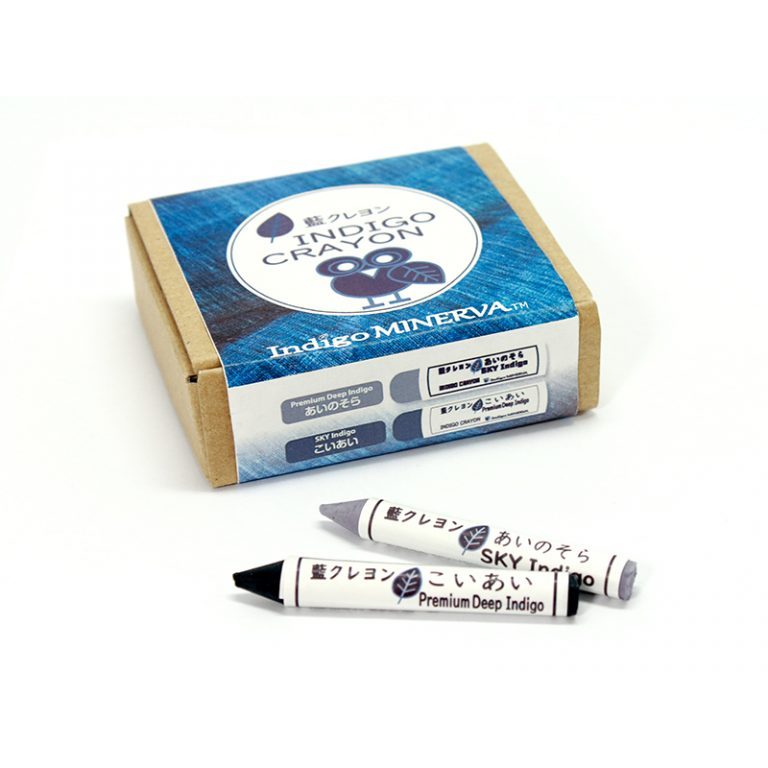 OMAMORI - Indigo CRAYON - Bút chì màu Indigo thường PKG (bộ 2 màu) - Màu chàm