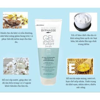 [ Sale xịn - Hàng chính hãng ] - SỮA RỬA MẶT BYPHASSE PURIFYING CLEANSING DẠNG GEL 200ML