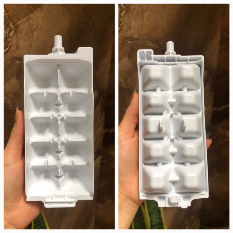 Khay đá rơi tủ lạnh Sharp inverter, side by side