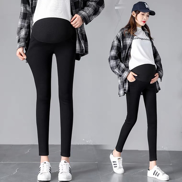 Quần bầu legging nâng mông hàng đẹp Q456 (có đáp bụng và chun chỉnh)☘ TkuTrang☘️