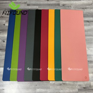 Thảm TPE Dày 6-8mm Kích thước 183*61cm Tập Yoga Gym Pilates Thể Dục Nhảy Dây Chống Trơn Trượt Có In Định Tuyến