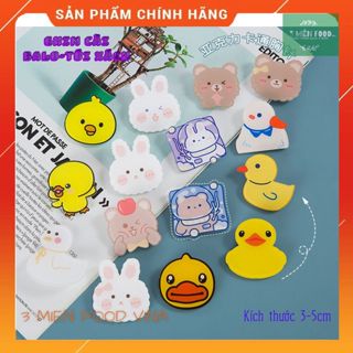 Sỉ Ghim cài balo túi xách,gim cài áo, trâm cài túi xách balo hình VỊT CON  dễ thương,KT 3-5cm nhựa acrylic