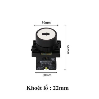 Nút ấn mũi tên chỉ hướng phi 22mm - Nút nhấn mũi tên XB2-EA