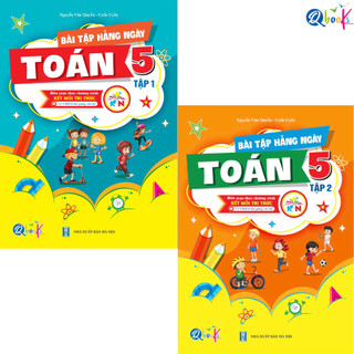 Sách - Combo Bài Tập Hằng Ngày Toán Lớp 5 - Kết Nối Tri Thức Với Cuộc Sống - Cả Năm (2 cuốn)