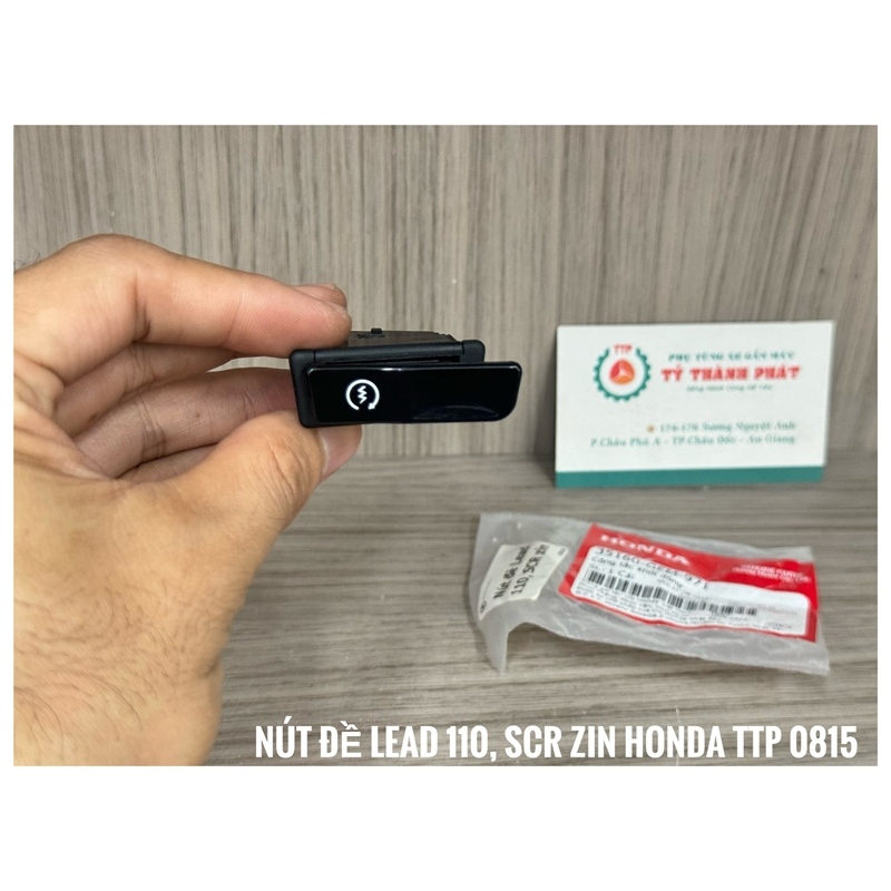 Nút công tắc đề Lead 110, SCR zin ( 1 nút )