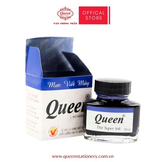 Mực viết máy Queen - Xanh, Đen, Tím.
